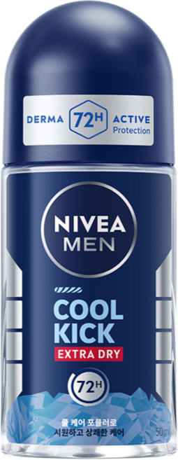 니베아 맨 쿨킥 롤온 데오드란트, 50ml, 1개