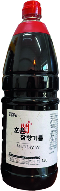 소은푸드 호은 참향기름, 1개, 1.8L