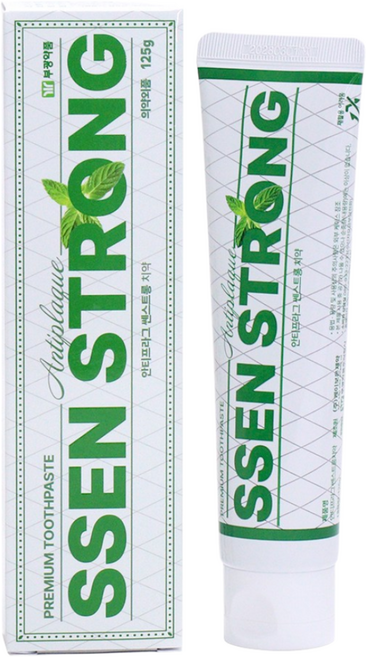 안티프라그 쎈스트롱 치약, 1개, 125g