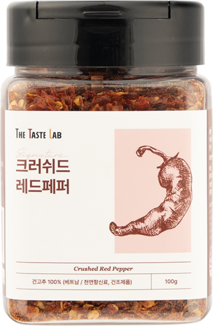 더테이스트랩 시그니처 크러쉬드 레드페퍼 베트남 고추, 1개, 100g