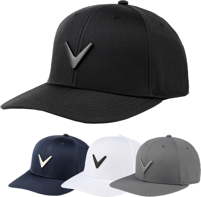 캘러웨이 메탈 아이콘 남성 골프모자-JIN, 블랙