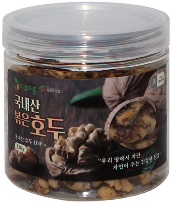 갓 볶은 국내산 영동 볶은호두, 1개, 120g