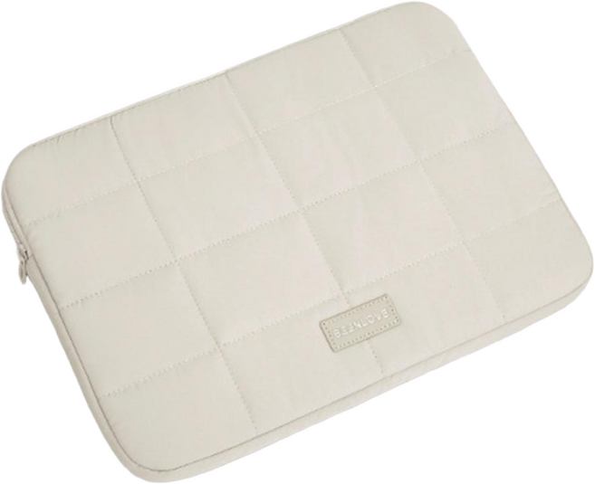 클라우드 노트북 파우치 충격흡수 아이패드 태블릿 멀티수납, 아이보리