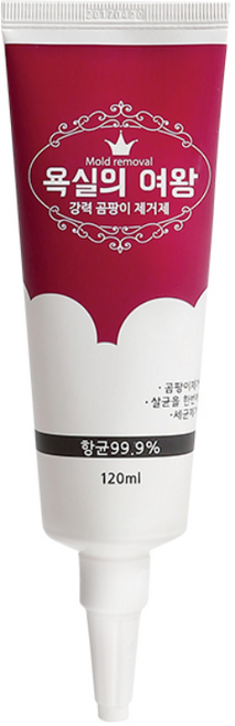 욕실의 여왕 곰팡이 제거젤, 120ml, 1개