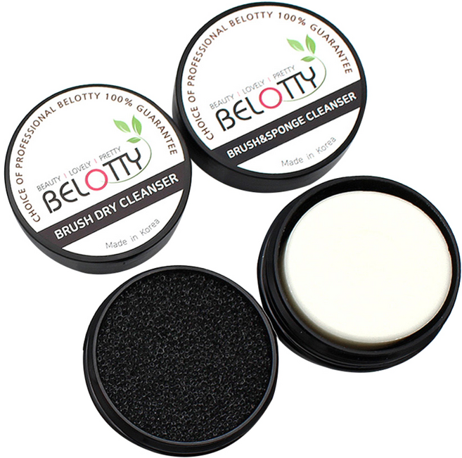 벨로티 메이크업 브러쉬 건조 세척 클렌저 세트, 1세트