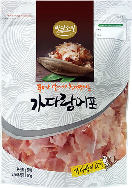 바다소리 프리미엄 가쓰오부시 가다랑어포 50g, 1봉
