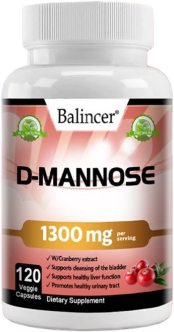 D-만노스 보충제 - 요로 건강 방광 건강 클렌징을 위한 크랜베리 ​​추출물 함유 간 기능 지원 간 건강에 도움, 2개, 120정 - 쿠팡