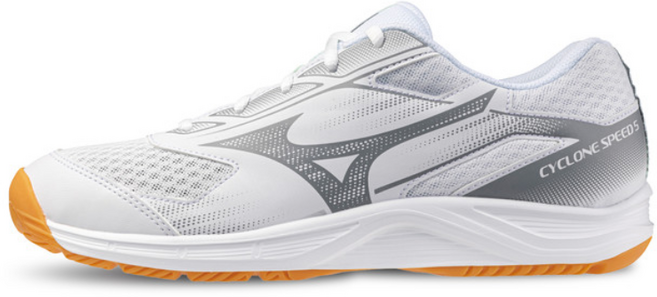 미즈노 V1GA258056 사이클론 스피드5 다크 그레이 배드민턴화 탁구 스쿼시 배구 인도어화