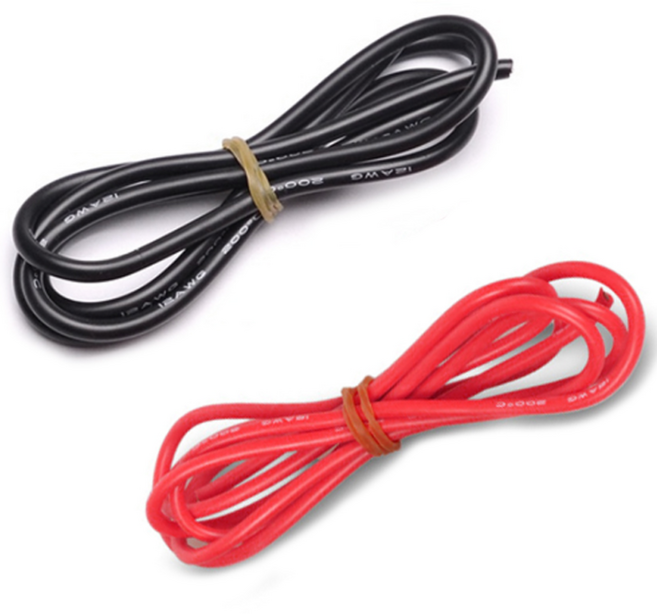 e홈메이드클럽(C-10) 10AWG 실리콘케이블 (빨강5m 검정5m), 1개