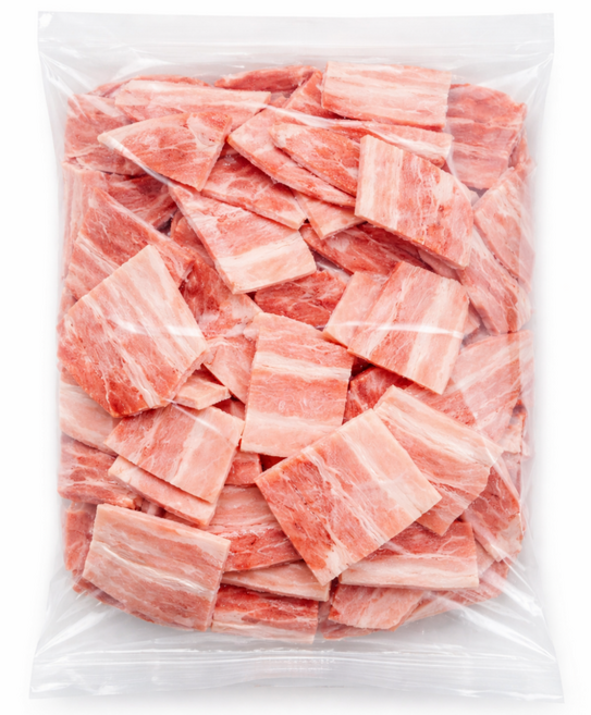 더나눔푸드 옛날삼겹 냉동 구이용 수입산, 2개, 1kg