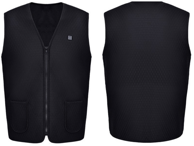 남여공용 USB 충전식 발열 겨울 방한 보온 조끼