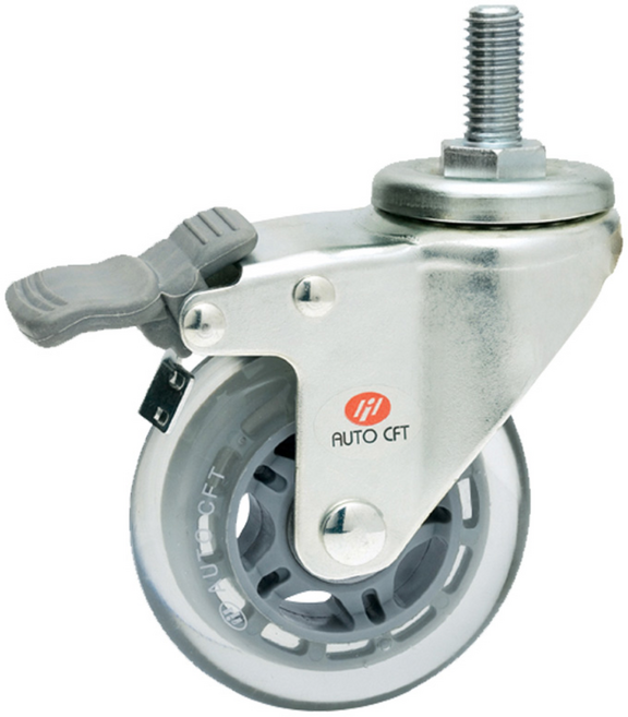 무소음 인라인 바퀴 ACSU 76mm 볼트 회전브레이크 SSB