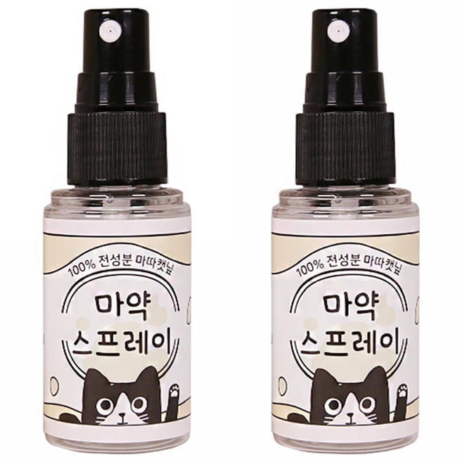 정글몬스터 고양이 마약스프레이, 마따캣닢, 40ml, 2개