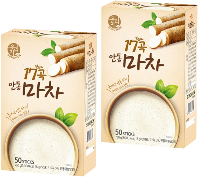 우리차 17곡 안동 마차, 15g, 50개입, 2개