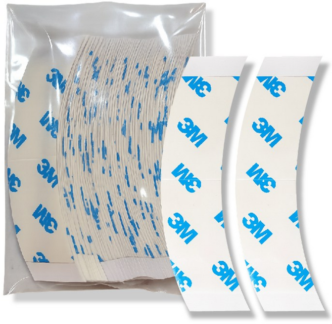 투애니위그 화이트 양면테이프 가발, 1개, 2개(100매)5%