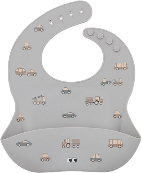 노이노이 실리콘 턱받이, 1개, 1개입, 리틀카