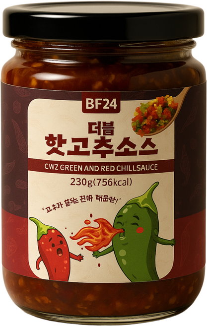 범푸드24 더블 핫소스 매운소스 비빔장, 1개, 230g