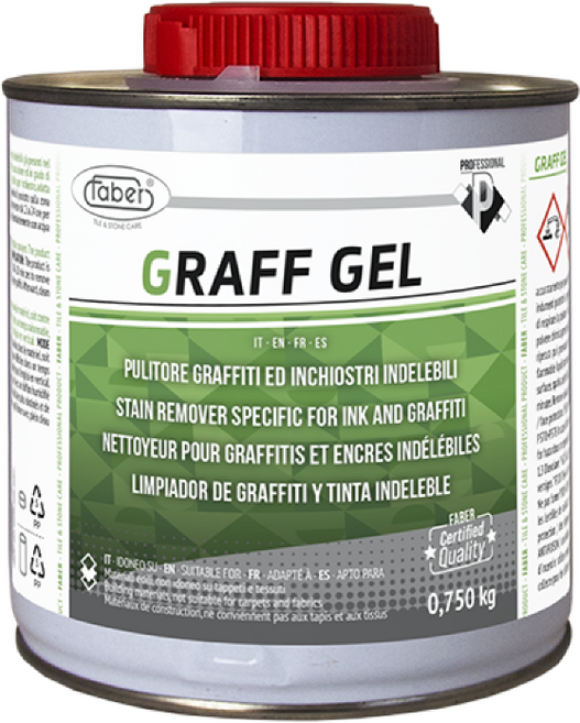 [파버] 그라프 젤 750ml / 잉크 제거제 그래피티 대리석낙서 에폭시 오염제거 이탈리아 FABER, 1개