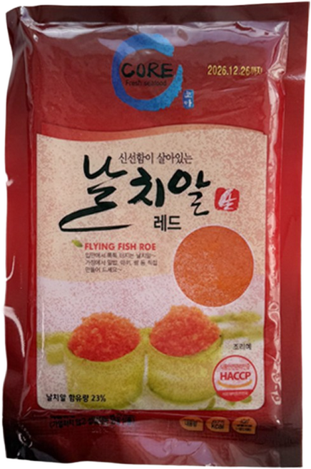 코아 날치알 레드 쏙쏙, 500g, 1개