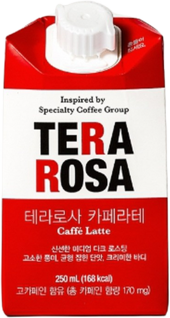 [테라로사] 카페라떼 READY-TO-GO 250ml, 3개