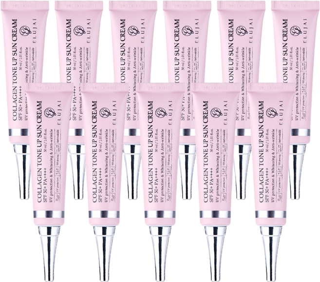 엘루자이 콜라겐 톤업 선크림 체험분 포함, 30ml, 11개