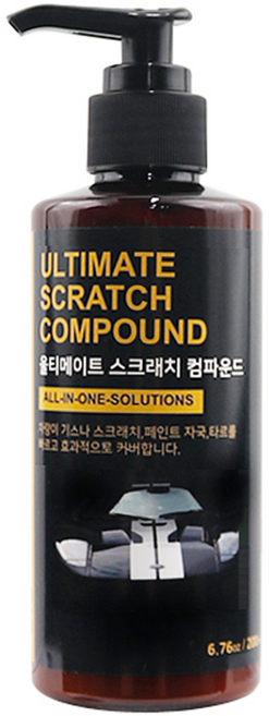 울티메이트 세라믹 컴파운드 기스제거 스크래치제거 타르제거, 1개