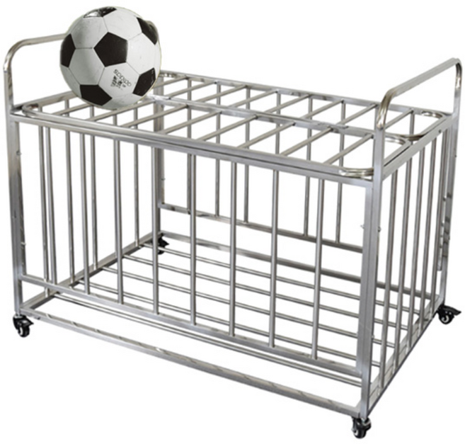 이동식 바퀴형 볼카트 체육관 카트 볼캐리어 농구공 축구공 공보관함 공거치대, 오픈형, 1개