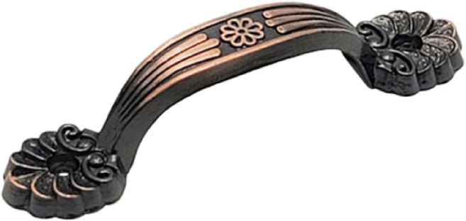 국산 빈티지 엔틱 손잡이 문고리 장농 서랍장 핸들 방문 고리 소품 장식 가구, 중형, 1개