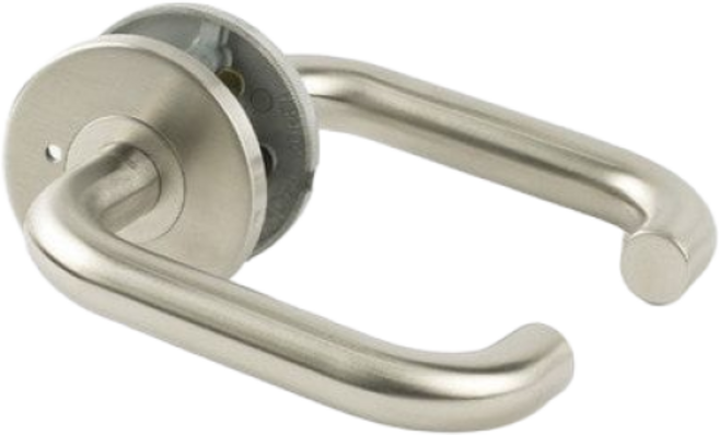 100% 고급 스텐304 방문손잡이 도어락 녹 변색에강한손잡이 욕실 원룸 바닷가 적합, 스텐304(2번), 1개