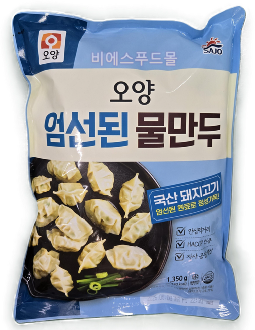 사조오양 물만두, 2.8kg, 2개