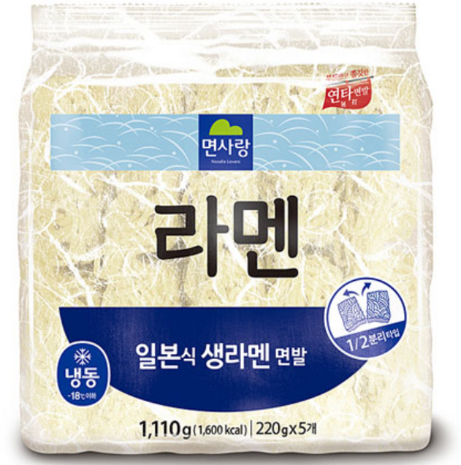 면사랑 라멘 일본식 생라멘, 1.1kg, 5개