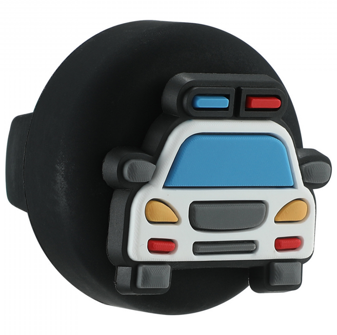 리바앤코 애플 에어태그1/2 실리콘 케이스, 1개, 경찰차