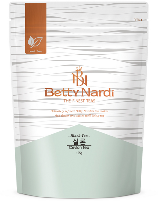 베티나르디 실론 지퍼백, 125g, 1개, 1개입