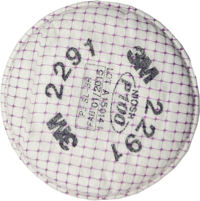 3M 방독마스크 방진 필터 2071 2078 2091 2097 2291 2297, 흄.석면, 1세트