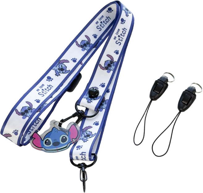 에버피크 휴대폰 스트랩 랜야드 목걸이줄, 1개, 17.블루스티치