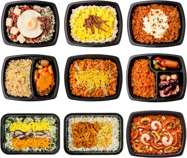 미스터네이처 저당 식단 2주식단 단기관리 곤약밥 잡곡밥 나물밥 두부면 다이어트 도시락 매운맛 9종 9팩 (냉동), 9개, 210g