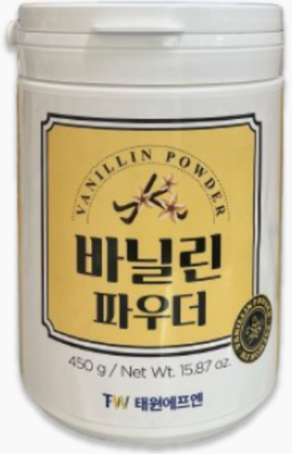 바닐린파우더 바닐라향, 3개, 450g