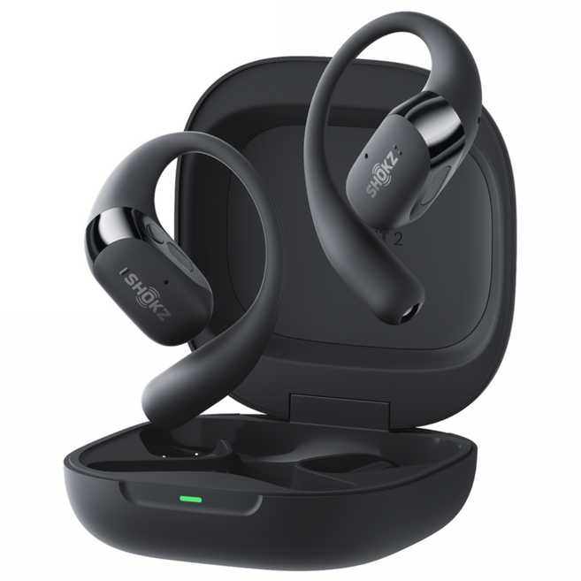 샥즈 오픈핏 2+ T921 오픈형 블루투스 이어폰, 블랙BK