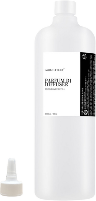 몽때리 데일리 디퓨저 리필액, 1개, 블랙체리베리, 1L