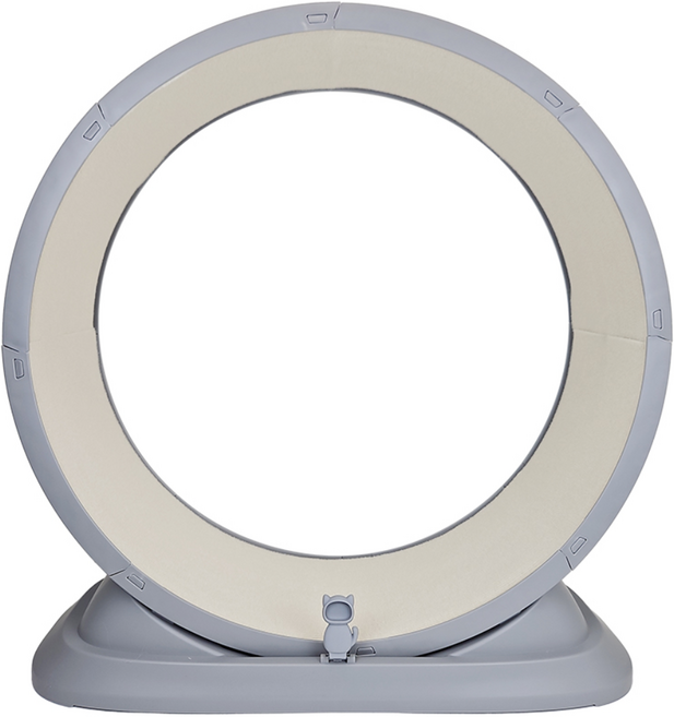 로위드 고양이 런닝냥 저소음 휠, 그레이, 1개