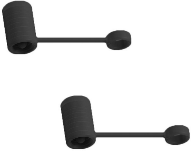 심플 빨대캡 누수방지 텀블러 스탠리 전용 호환 심플 캡, 블랙, 2개