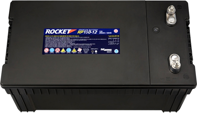 로케트 배터리 RP150-12 12V 150암페어 축전지 밧데리, 1개, 1개입