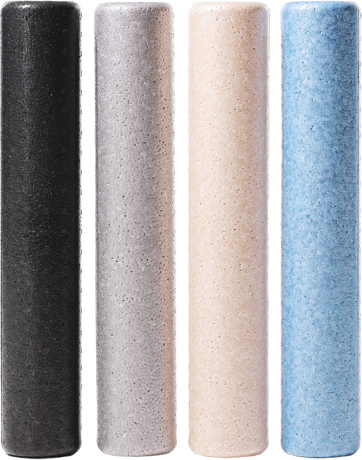 국산 미니 얇은 폼롤러 하드 EPP 45cm 요가 폼롤러 스트레칭 마사지, 1개, 그레이미밴드