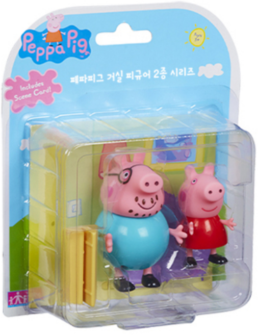 (무배)페파피그 피규어 2종 시리즈 3종중, 1개