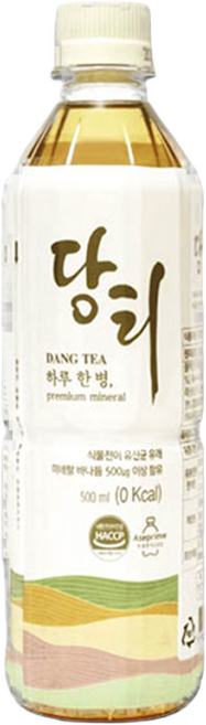 당티 프리미엄 미네랄워터 바나듐 함유 500ml, 6개