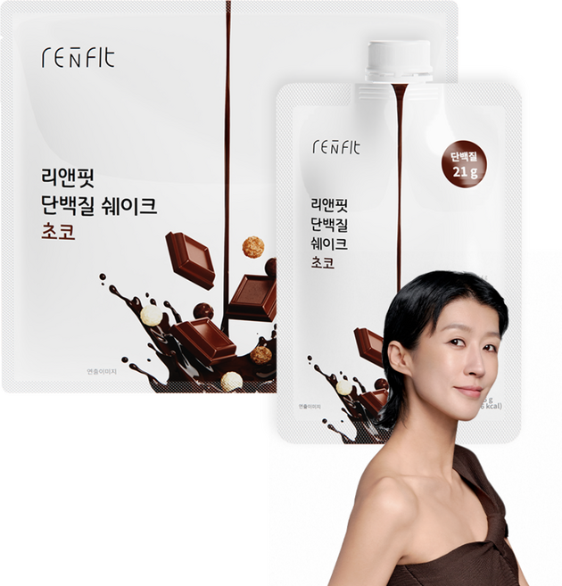리앤핏 홍진경 단백질 쉐이크 파우치 초코 (45g x 7개), 초코 3세트