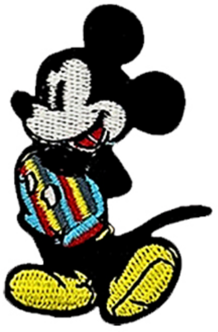 [디즈니 공식 라이센스] K-TRADITIONAL 색동바지미키(중) 디즈니 열부착 자수 와펜