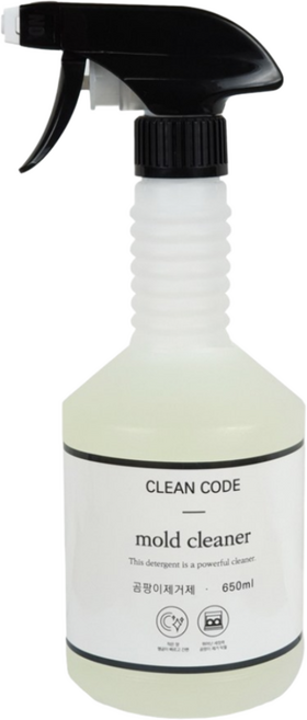 클린코드 초강력 곰팡이제거제 벽 벽지 화장실 베란다 실리콘 창틀 욕실 결로, 1개, 650ml