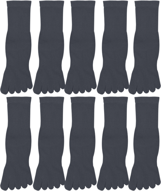 유니미스 남성 국산 면100 무좀양말 발가락양말 10켤레