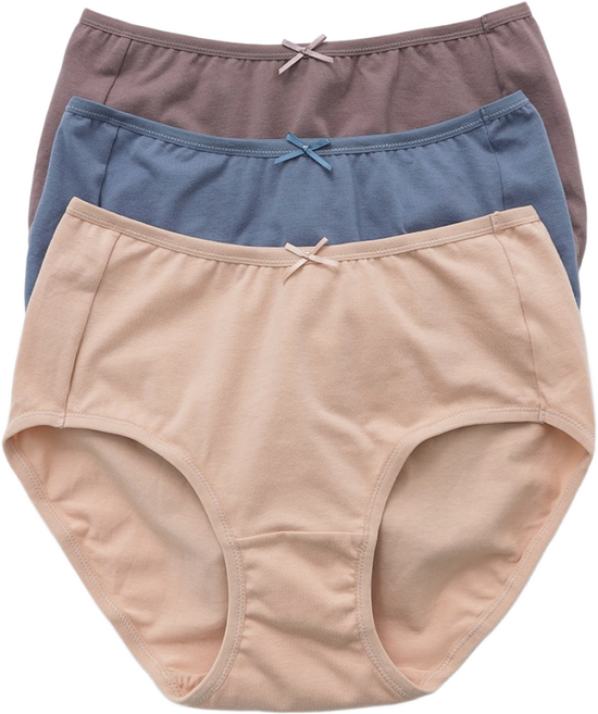 제임스딘 면스판 여자 맥시 삼각 요일 팬티 3+3매 세트